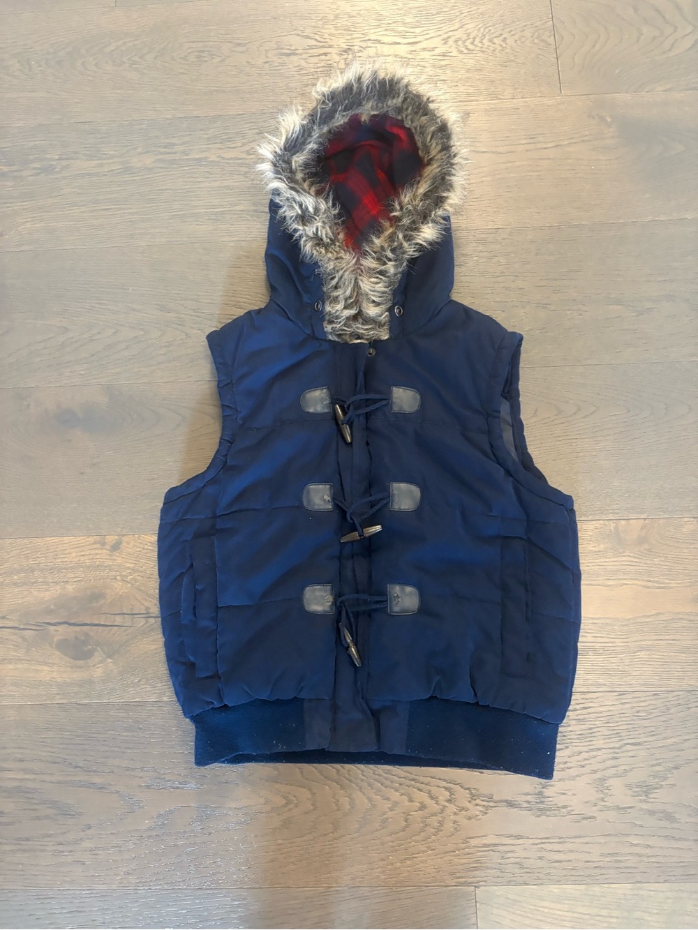 Atmosphere boys blue fall vest sz 12 GUC ret $120